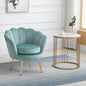 Fotoliu Vintage – Catifea Verde 76×76×74 cm, Design Elegant