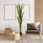 Yucca Artificială 190cm Plantă Artificială cu 39 Frunze Decorațiune pentru Casă Living Birou Grădină Ø17x190 cm Verde