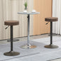 Set 2 Scaune Bar Pivotante – Reglabile cu Suport