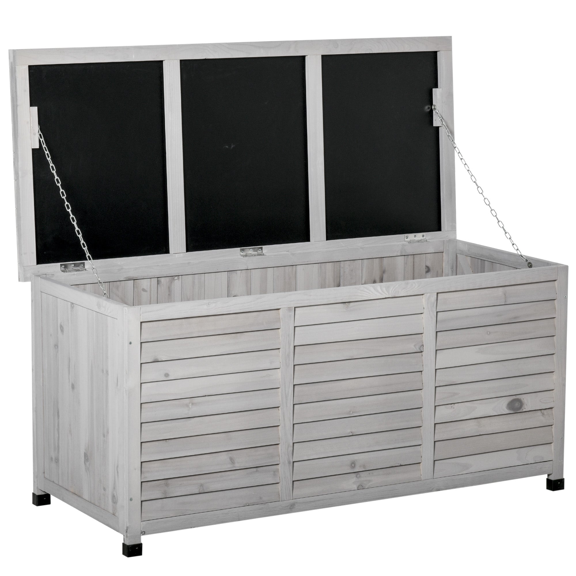 Banca Lemn Gri 127×56×60 cm – Cu Spatiu de Depozitare