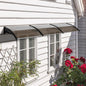 Copertina Exterior 300×100 cm – Policarbonat & Aluminiu Maro