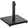 Bază pentru Umbrelă 13kg din Beton cu Finisaj Lucios, 40x40x43cm, Negru