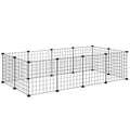 tarc Modular Animale – 12 Panouri, 35×35 cm, Negru