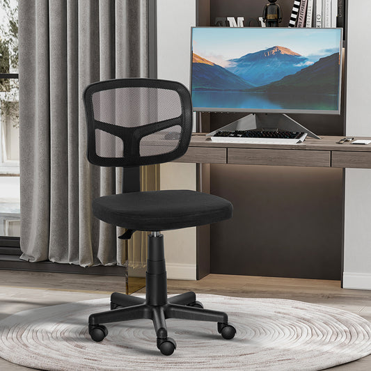 Scaun de Birou Ergonomic din Plasa, Negru
