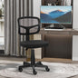 Scaun de Birou Ergonomic din Plasa, Negru