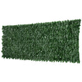 Rulou Artificial de Gard Viu din PE, Anti-UV, 300x100 cm, Frunze Verde inchis