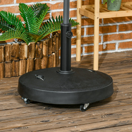 Baza pentru Umbrela de 23.5kg con 2 Manivele si Roti