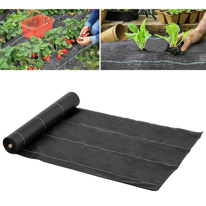 Foaie Neagra de Mulci 50x2m pentru Gradina, Sera, Gradina Drenaj