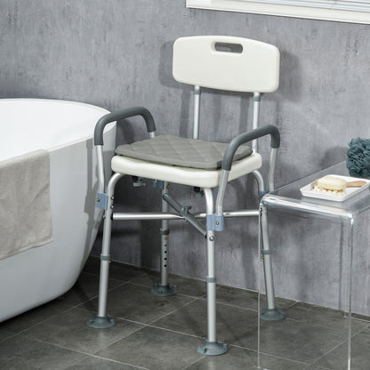 Scaun Dus – Aluminiu Reglabil, Spatar & Perna Captusita