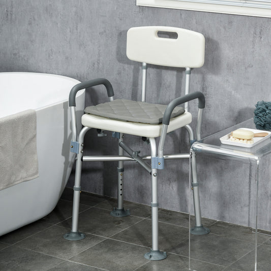 Scaun Dus – Aluminiu Reglabil, Spatar & Perna Captusita