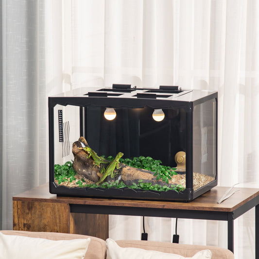Terariu din Sticla 60×40×40,5 cm – Pentru testoase & Reptile