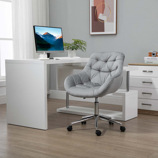 scaun ergonomic de birou, 59x58x80-90 cm, gri