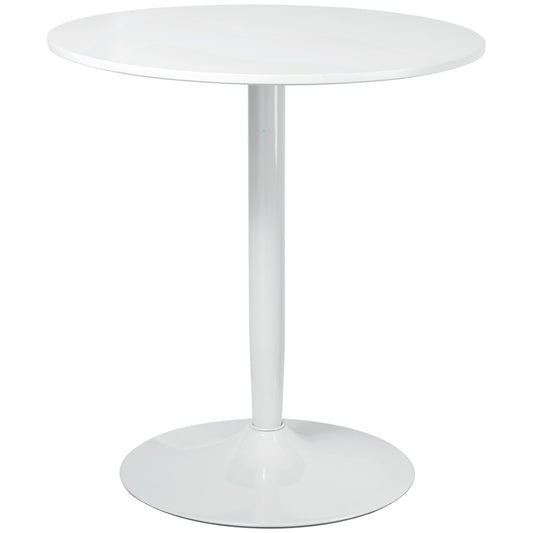 Masa Rotunda Ø70 cm – Moderna cu Baza Otel Antiderapanta