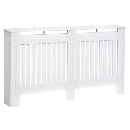 Masca Calorifer Lemn Alb – 152×19×81 cm cu Grilaj Elegant