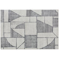 Covor Modern Antiderapant cu Linii Geometrice, din Poliester Multicolor, 230x160x0.7 cm