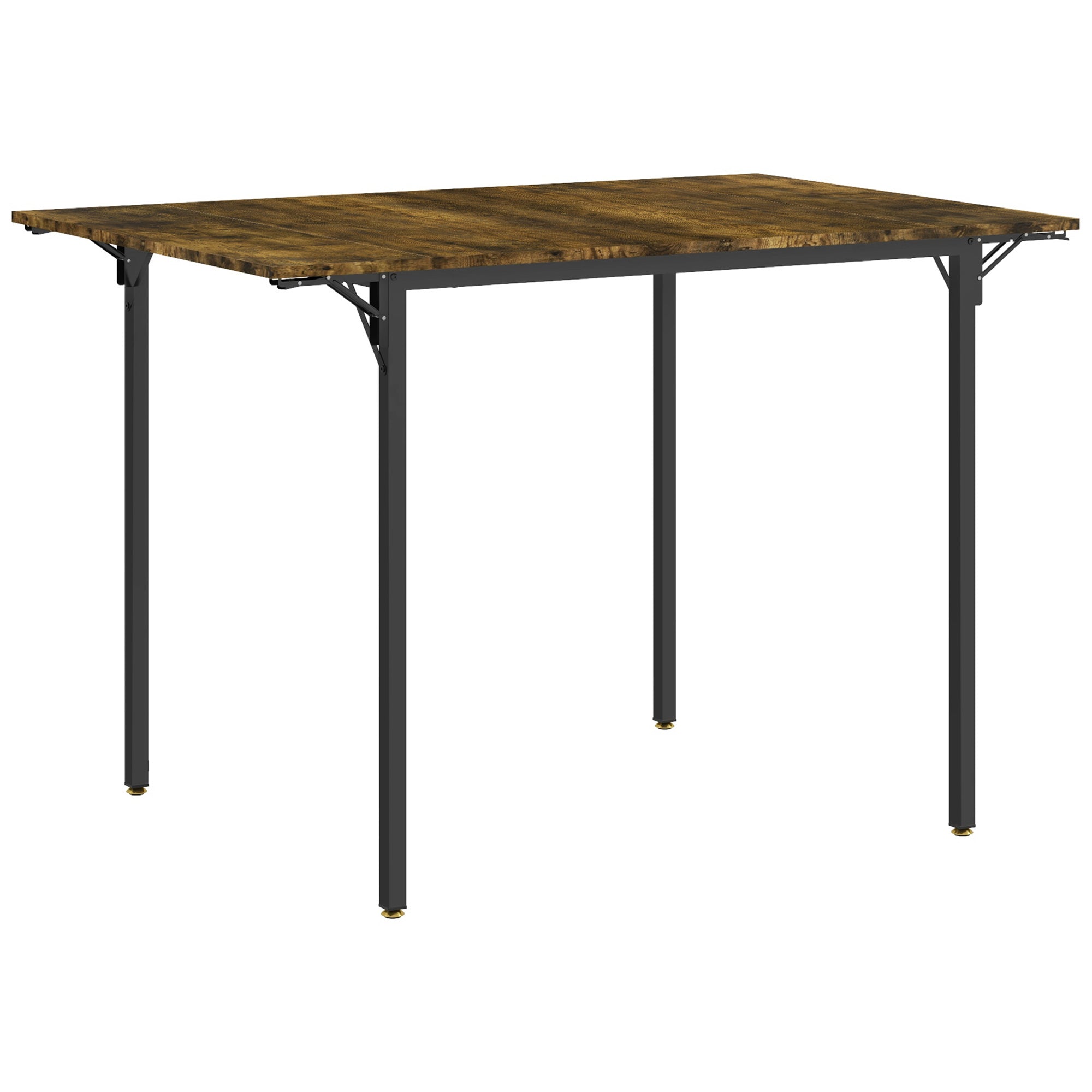 Masa Stil Industrial 120×79×79 cm – Pliabila cu Laturi Extensibile