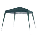 Foișor Pliabil de Grădină 3x3 m, Cort Pop-Up de Exterior din Oțel și Poliester, Pavilion pentru Terasă, Camping sau Evenimente, Verde