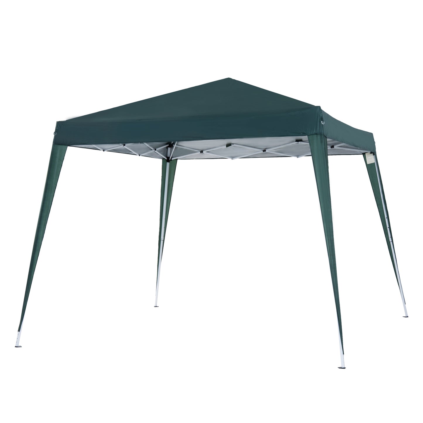 Foișor Pliabil de Grădină 3x3 m, Cort Pop-Up de Exterior din Oțel și Poliester, Pavilion pentru Terasă, Camping sau Evenimente, Verde