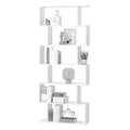 Librarie de Design Modern Rafturi Alb, 80x23x192cm