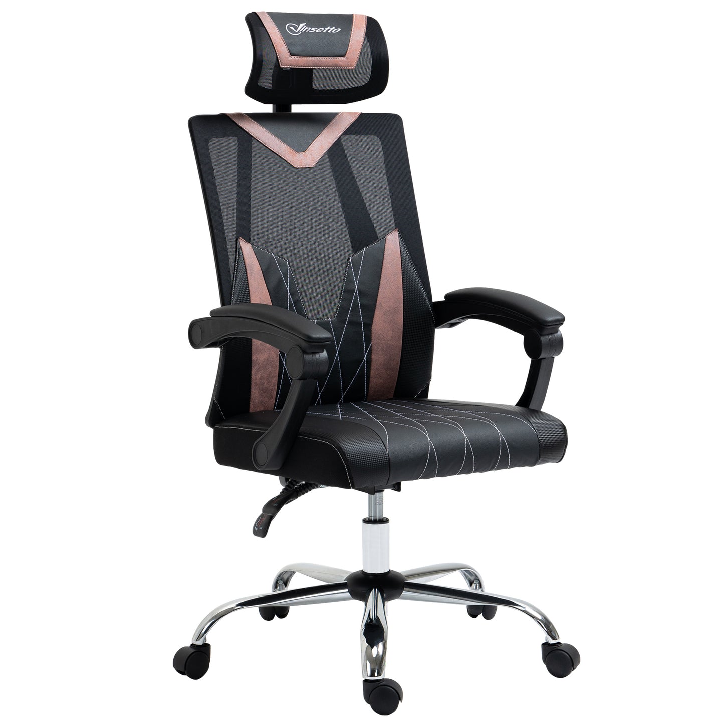 Scaun de Birou Ergonomic inclinabil cu Suport Lombar si Cervical