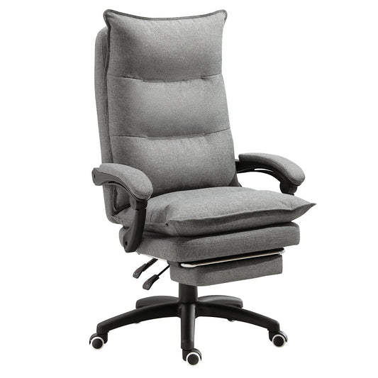 Scaun Birou Ergonomic – Masaj 6 Puncte & Reglabil, Gri