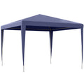 Pavilion de Grădină 3x3 m Pliabil și Portabil cu Acoperire Anti-UV, Albastru