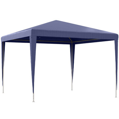 Pavilion de Grădină 3x3 m Pliabil și Portabil cu Acoperire Anti-UV, Albastru