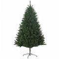 Brad de Crăciun artificial 180cm, cu 800 de ramuri și bază din metal, verde