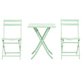 Set Masa si Scaune de Gradina Pliabile din Metal Verde