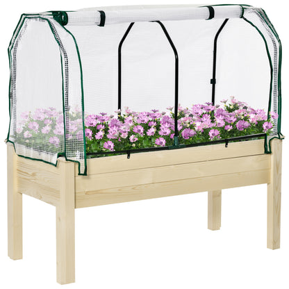 jardiniera tip sera, pentru plante, 121x55x117cm, lemn