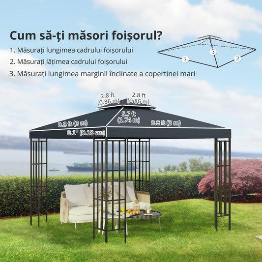 Acoperis de Schimb pentru Foisor 3x3m, Prelata