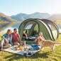 cort automontant pop-up instant rapid de instalat