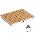 Duș Portabil: aluminiu, 4m rezistent UV/apă, plajă/spa, 70x55 cm, Efect Lemn